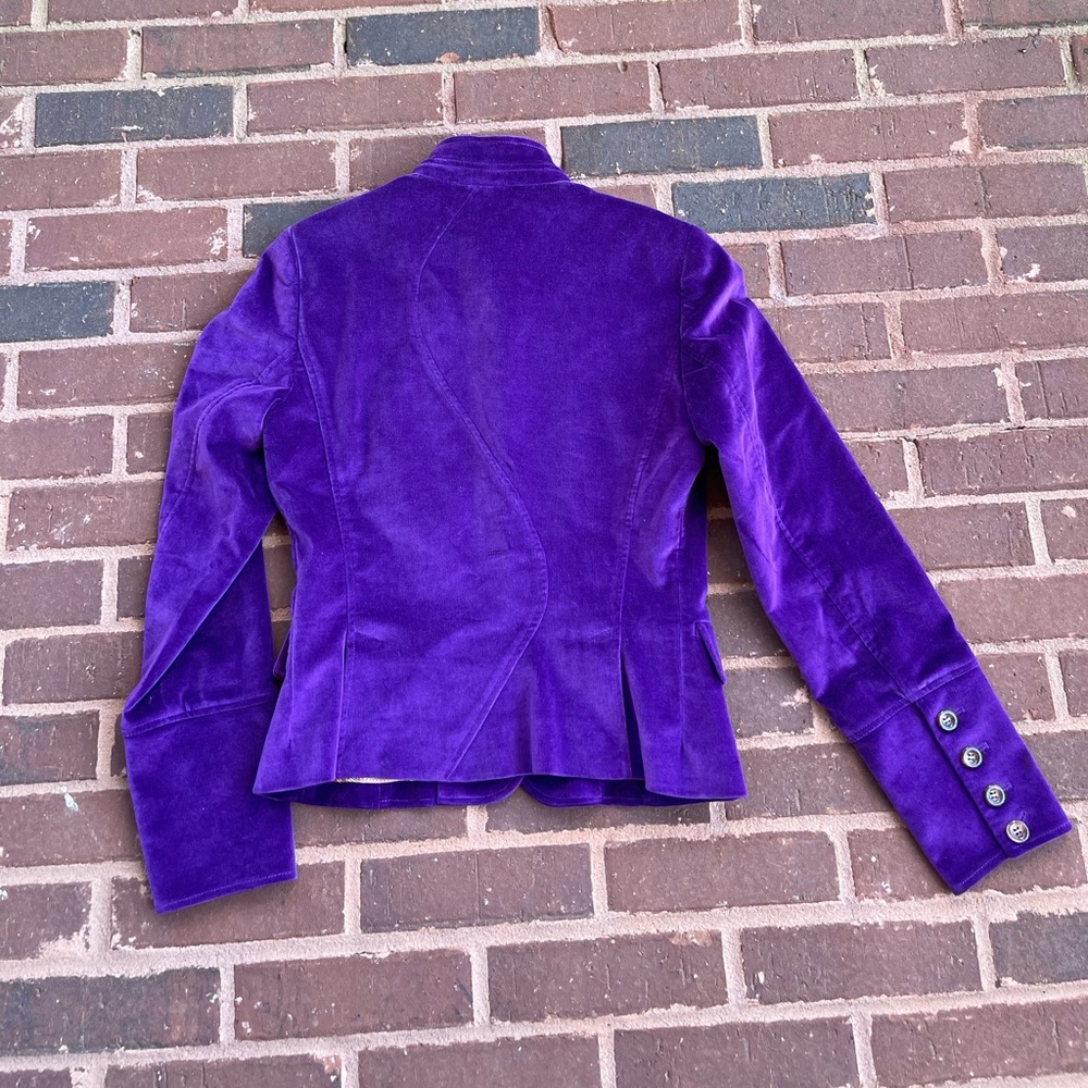 Purple button down blazer - Picture 8 of 11